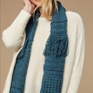 LAMINI - Carmine Scarf - Teal Blue